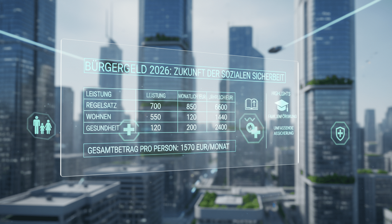 Bürgergeld 2026 Tabelle